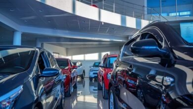 Car dealership showroom