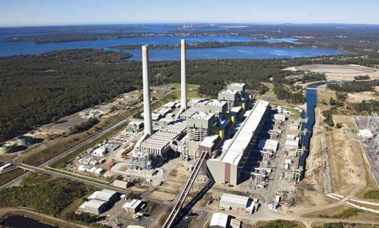 Eraring Power Station in New South Wales, owned and operated by Origin Energy