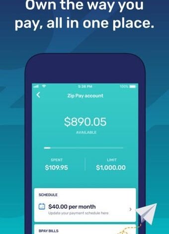 Zip Pay app